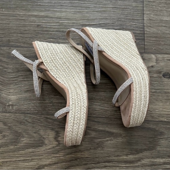 Skylight Wedge Espadrille Sandal in rhinestone - Picture 3 of 5